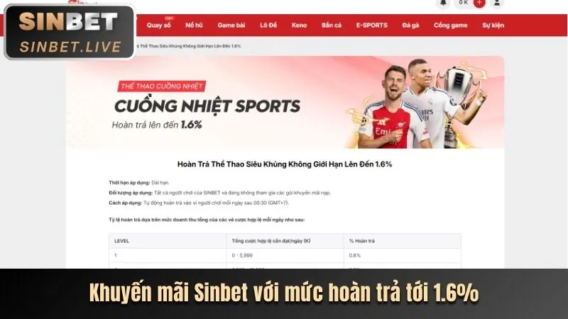Lý do chọn sinlebet cho các chương trình khuyến mãi